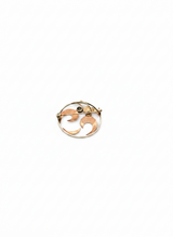 Art Nouveau Garnet Brooch
