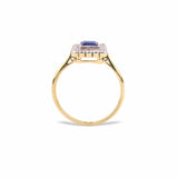 Art Deco Sapphire & Diamond Ring