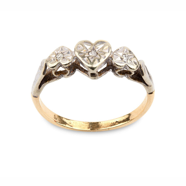 Hearts Diamond Ring
