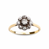 Vintage Diamond Cluster Ring