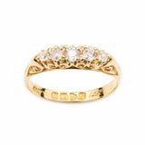 Edwardian Diamond Five-Stone Ring