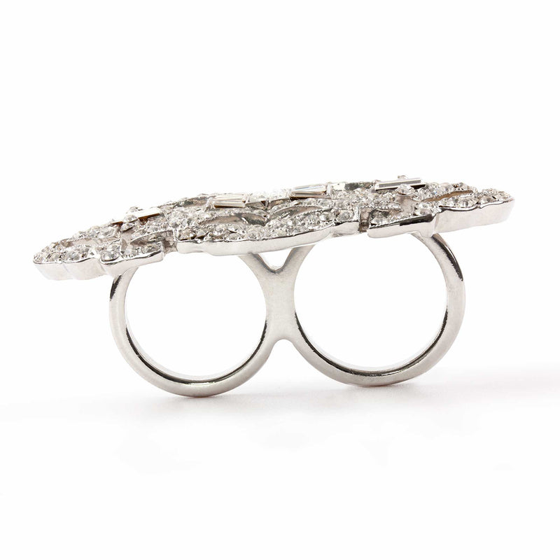 Art Deco Style Knuckle Duster Ring