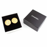 1997 Vintage Chanel Logo Clip-On Earrings