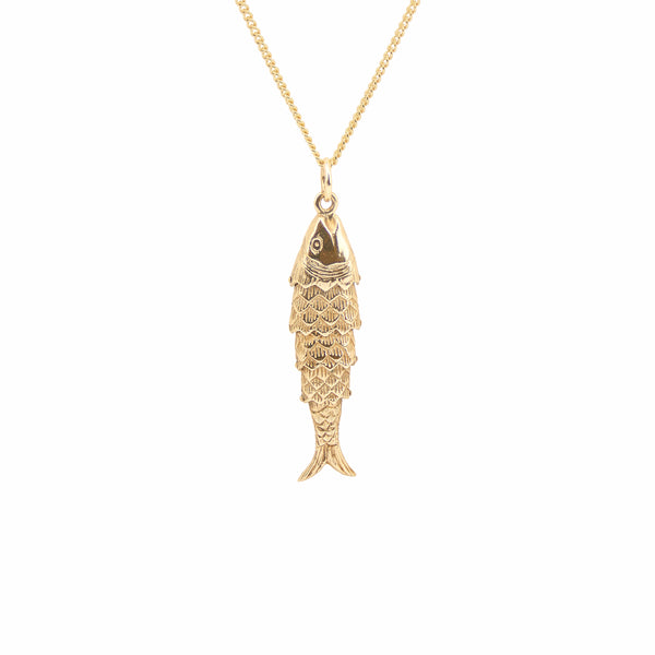 Gold Fish Pendant